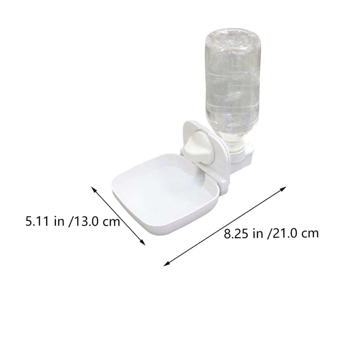 GALPADA 450Ml Automatic Water Feeder Rabbit Water Bottle for Small Pets No-Drip Function Suitable for Ferrets and Chinchillas thumbnail 2