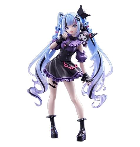 Hatsune DIVA Collectible Statue with Stand Anime Collection (SnowxKuromi) - Image 1