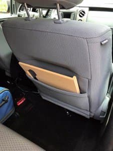 The Executive steering wheel desk measures 17” 3/4” × 13 7/8” provides a stable surface for most laptops, tablets, phones, and paperwork. thumbnail 7