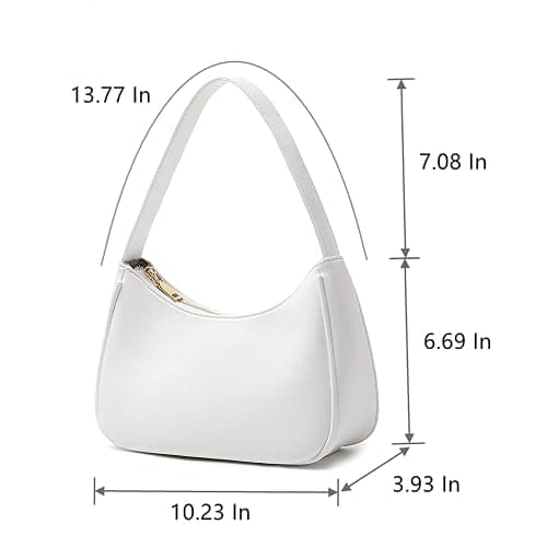 CYHTWSDJ Shoulder Bags for Women, Cute Hobo Tote Handbag Mini Clutch Purse with Zipper Closure thumbnail 3