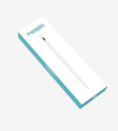 Metapen Pencil A8 for iPad 2018-2025, (2X Faster Charge), Pixel Precision, Tilt Sensitivity Stylus Pen Compatible Apple iPad 11 A16/10/9/8/7/6th Gen, Pro 12.9/11/13 Inch M4, Air 3/4/5/M2/M3, White thumbnail 10