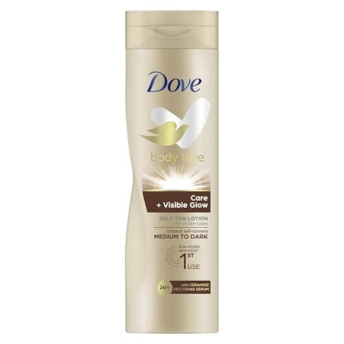 dove lotion 250ml visible glow dark - Image 1