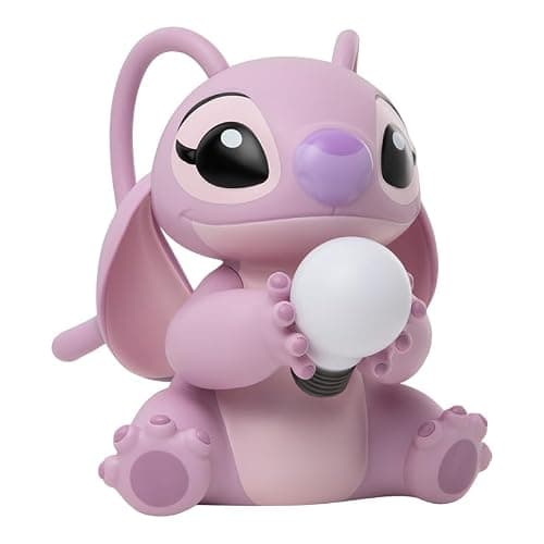 Angel Light - Officially Licensed Lilo and Stitch Lamp, Disney Collectible Gift, Bedside Table Bedroom Night Light Decor | Paladone, Pink thumbnail 4