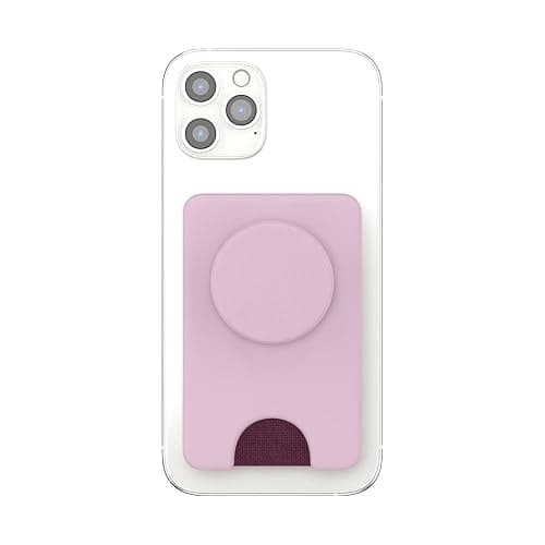 PopSockets Phone Wallet with Expanding Grip and Adapter Ring for MagSafe, Phone Card Holder, Wireless Charging Compatible, Wallet Compatible with MagSafe - Blush Pink thumbnail 3