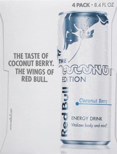Red Bull Coconut Edition Energy Drink, Coconut Berry, with 80mg Caffeine plus Taurine & B Vitamins, 8.4 Fl Oz, Pack of 8 Cans thumbnail 14