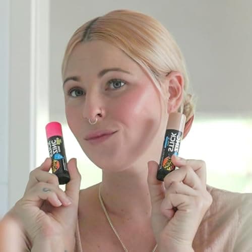 Sun Zapper Zinc Oxide Sunscreen Stick – SPF 50+ Tinted 3-Pack (Light, Dark, Pink) – Sunscreen Stick, SPF Makeup, Sunscreen Makeup, SPF Blush, Sunscreen Blush – Water Resistant, Made in Australia thumbnail 3