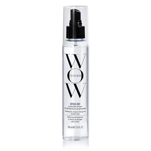 COLOR WOW Speed Dry Blow Dry Spray – Cut Blow Dry Time by 30% | Heat Protectant, Prevent Breakage | Cruelty-Free & Gluten-Free - Image 1
