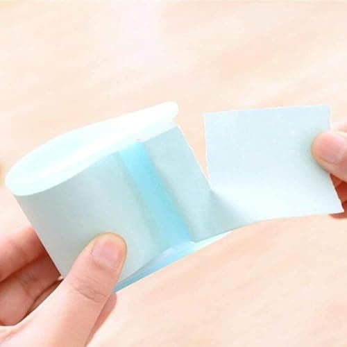 Sourcemall Full Adhesive Roll Sticky Notes, Self-Stick Notes,Width x Length 2 x 300 Inches, 4 Rolls/Pack (Four Colors with Dispensers) thumbnail 4