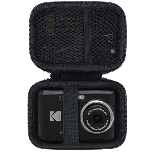 Lebakort Storage Case Compatible with KODAK PIXPRO Friendly Zoom FZ45 FZ55 16MP Digital Camera (Black Case) - Image 1