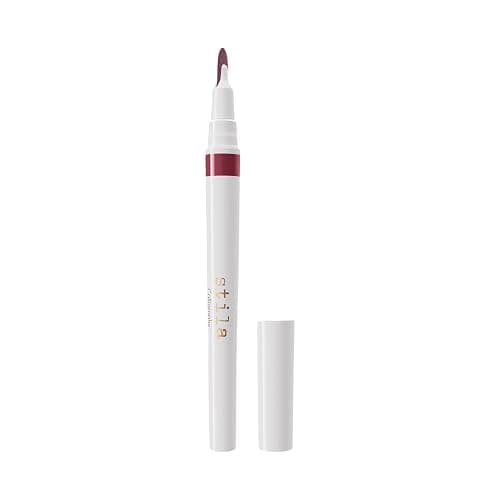 stila Calligraphy Lip Stain Long-Lasting Tint, Moisturizing, Transfer-Proof, Lightweight, Sheer Buildable Color, Fades to a Natural Wash of Colors - Rosa - Image 1