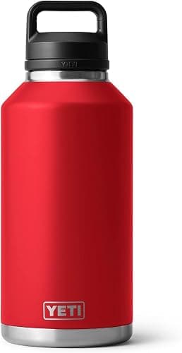 YETI Rambler 64 oz Bottle, Vacuum Insulated, Stainless Steel with Chug Cap, Rescue Red - 64 Ounces - Rescue Red thumbnail 4