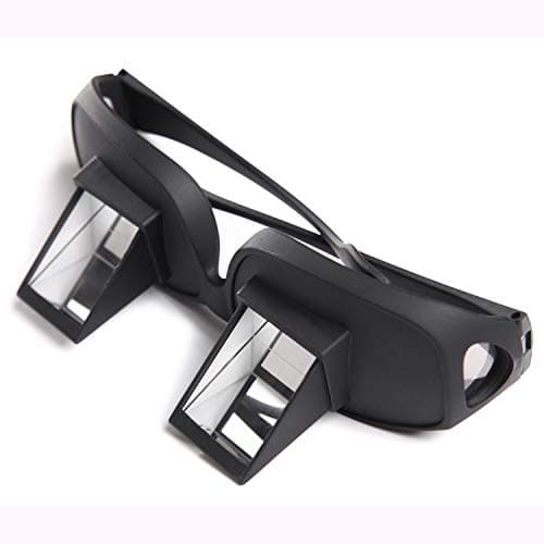 Valuu Lazy Glasses Bed Prism Glasses Spectacles Horizontal High Definition Glasses Prism Periscope Lie Down Eyeglasses for Reading and Watch TV in Bed Unisex thumbnail 5