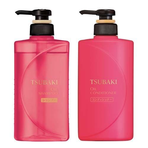 TSUBAKI Oil Shampoo & Conditioner Pump Pair 490ml + 490ml, 33.13 Fl Oz (Pack of 1), Pink thumbnail 2