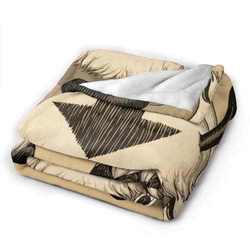 Ultra Soft Throw Blanket Flannel Fleece All Season Light Weight Living Room/Bedroom Warm Blanket - Avatar the Last Airbender Appa - 50"x40" - Image 1
