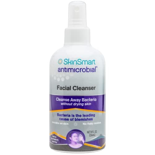 SkinSmart Facial Cleanser for Breakouts, Targets Bacteria for Post-Workout Pimples, Blemishes and Sweat Irritation; 8 oz Spray, Safe for All Ages: Adults and Teens thumbnail 9
