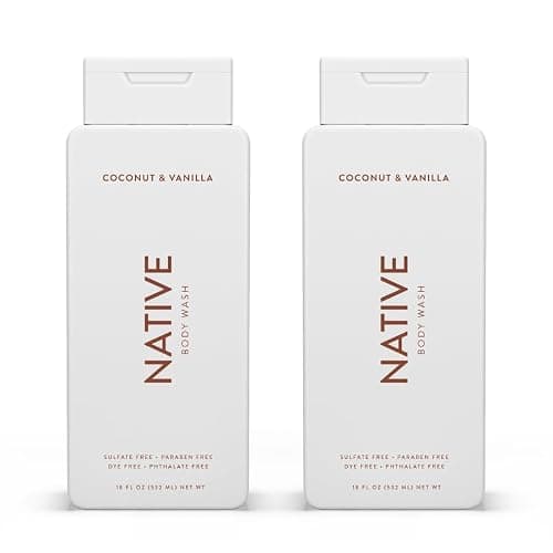 Native Body Wash for Men & Women, Seasonal | Sulfate Free, Paraben Free, Dye Free, with Naturally Derived Clean Ingredients Leaving Skin Soft and Hydrating, Sour Berry Belts 18 oz - 2 Pk - Image 1