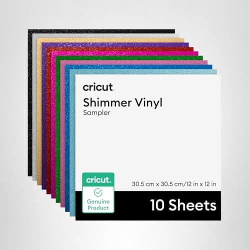 Cricut® Shimmer Vinyl – Permanent, Party Sampler - 12 in x 12 in (10 ct) thumbnail 8