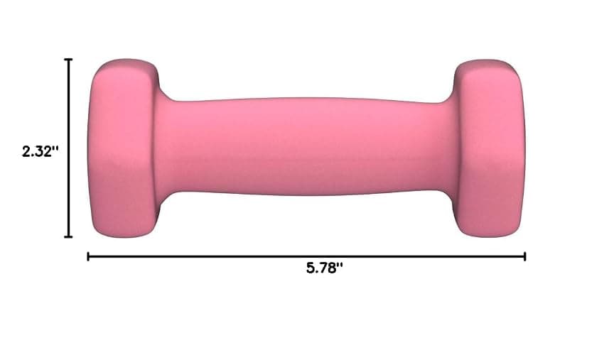 Amazon Basics Neoprene Dumbbell Hand Weights for Exercise and Muscle Toning thumbnail 5