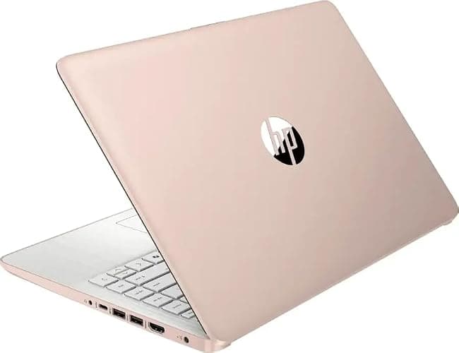 HP 14" Business Laptop Computer with Microsoft Office 365, 4-Core Intel Processor, 128GB SSD + 1TB Cloud Storage, 8GB RAM, Windows 11, SageNova Earphones, Pale Rose Gold thumbnail 5