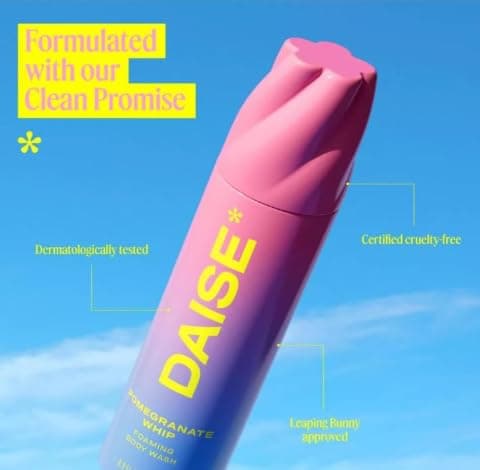 DAISE Pomegranate Foaming Body Wash – Refreshing & Hydrating Cleanser, 8.8 fl oz thumbnail 2
