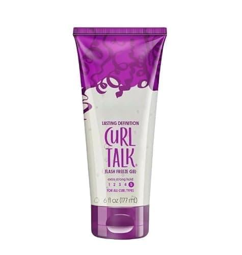 Curll Tallk Yours Not Mother Flash Freeze Hair Gel, Extra Strong Hold Level 5, 6 fl oz (pack of 1) - Image 1