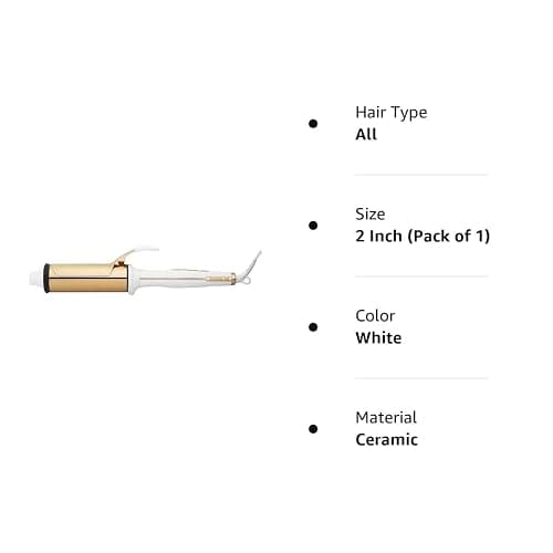 Kristin Ess Hair 2 Inch Titanium Curling Iron for Big Blowout Waves + Volume-2” Salon Professional Wide + Large Barrel Curling Iron - Auto Shut-Off - Smooth+Shiny Loose Waves for Medium to Thick Hair thumbnail 8