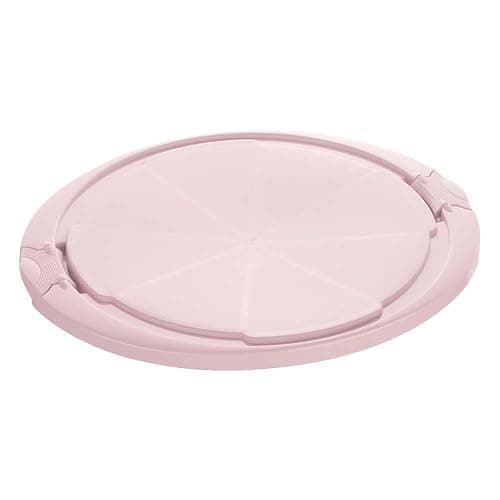 keeeper Runder Tortenbehälter mit Deckel, Ergonomischer Griff, Einfacher Transport von Kuchen, Ricardo, Nordic Pink (Rosa), 33,5 x 38 x 17 thumbnail 3