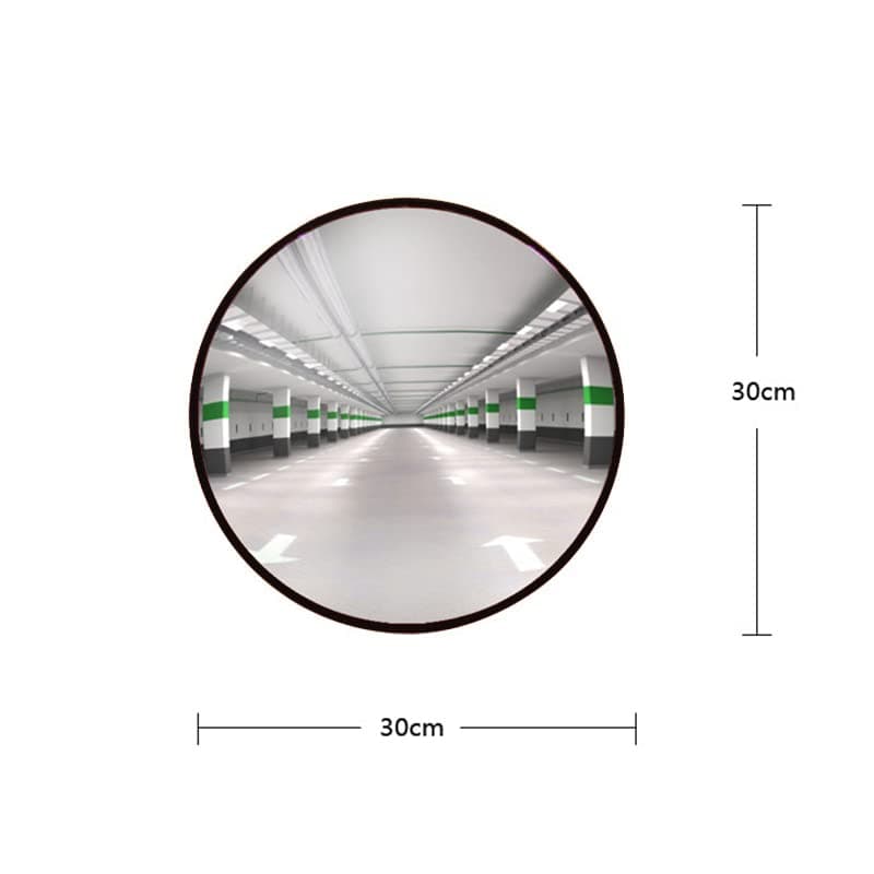 30cm Round Convex Safety Mirror: Premium Quality Traffic Blind Spot Mirror for Driveways, Shops & Junctions with Clear View - Ideal for Warehouses, Garages & Hospitals thumbnail 2