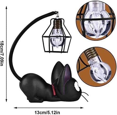OVANUS Resin Cat Lamp, Kiki's Lamp, Kikis Delivery Night Light for Children Gift Home Decor thumbnail 2