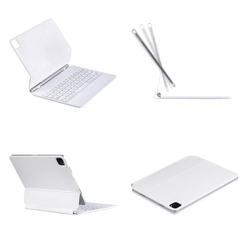Seagtigau Magic Keyboard Case für iPad Air 11 Zoll (M4/M3/M2, 2026/2025/2024), Pro 11 (4./3./2./1. Gen) & Air 5./4. Gen 10,9", Magnetisches Tastaturgehäuse mit Trackpad, QWERTZ thumbnail 7