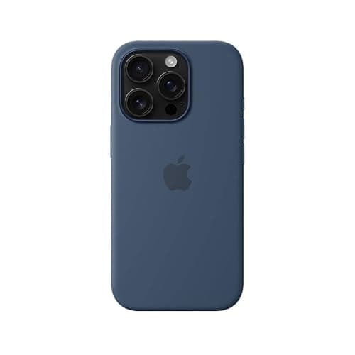 Apple iPhone 16 Pro Silicone Case with MagSafe and Camera Control: Lightweight Phone Case, Wireless Charging Compatible, Smooth Matte Finish; Denim thumbnail 2