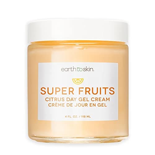 Earth To Skin Super Fruits Citrus Day Gel Cream, Hydrating, Moisturizing, Soothing (4.0 Fl Oz) - Image 1