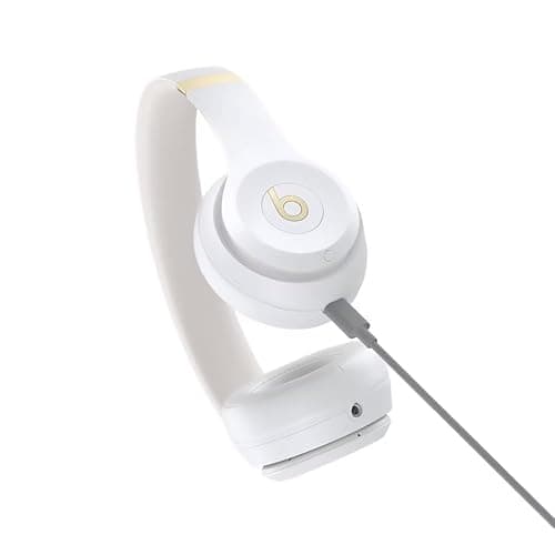 Beats Solo 4 - Wireless Bluetooth On-Ear Headphones, Apple & Android Compatible, Up to 50 Hours of Battery Life - Warm White thumbnail 6