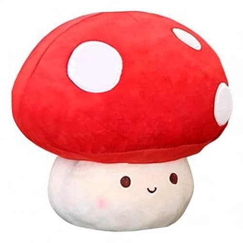 WeBingo Mushroom Plush Pillow, 12 Inch Cute Large Mushroom Decor Stuffed Animal Plushies Stuffy for Girl Boy Kid Adult, Giant Big Jumbo Soft Toy Gift for Birthday Christmas Valentine's Day thumbnail 10