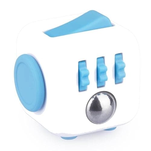 Antsy Labs The Original Fidget Cube, Stress Relief Desk Toy with 6 Sides, Gadget for Focus, Anxiety Relief, Sensory Processing Challenges, Fun Gift for Kids, Teens, and Adults, Pocket-Sized, Aqua - Image 1