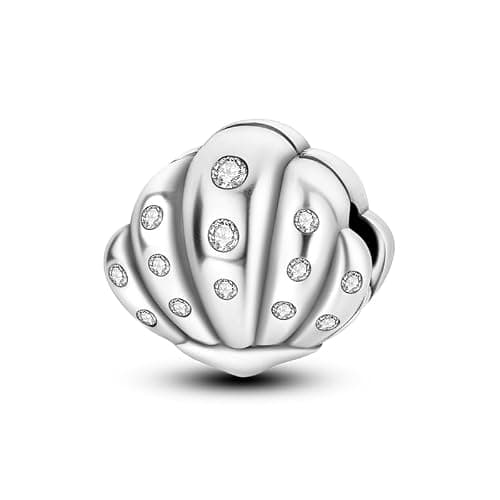 💙 CYCUFF Clip Spacer Charm for Bracelet 925 Sterling Silver Star Moon Pave Cubic Zirconia Clip Lock Stopper Bead Charm Gift for Women - Image 1