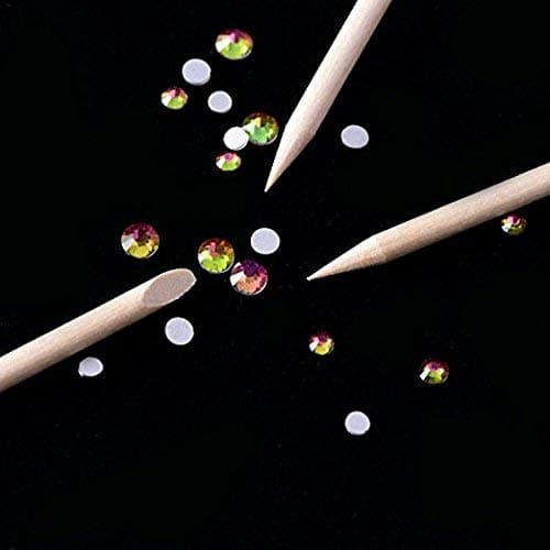 BTYMS 300 Count Orange Wood Stick 4.5 inch Cuticle Pusher Remover Orangewood Cuticle Sticks Nail Art Manicure Pedicure Sticks Orange Sticks for Nails thumbnail 3