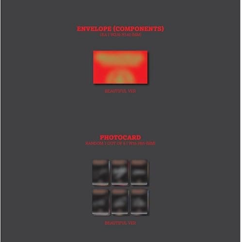KATSEYE - [BEAUTIFUL CHAOS] (BEAUTIFUL ver) + Extra photocards thumbnail 3