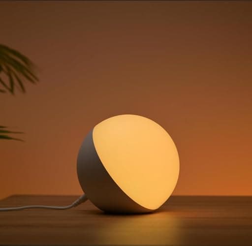 Hifree Lampe de Table Intelligente, Lampes de Chevet Compatibles avec Alexa et Google Home, Lampe Tactile à Changement de Couleur RVB Réglable et Réglable pour Enfants thumbnail 2