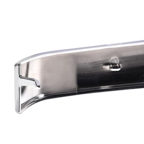 PIT66 Grille Trim Set, Compatible with 2003-2007 Chevy Silverado 1500 Classic HD 2500 3500 LH RH Driver & Passenger Side, 2 Pcs, (Chrome) thumbnail 9