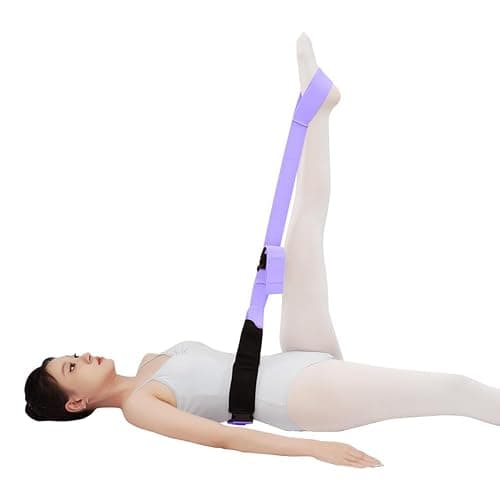Modular 3-in-1 Yoga Straps System: Detachable Ends with Quick-Lock Buckles & Lumbar Pad - 150cm Adjustable Stretching Band for Splits, Pilates, Gym, Dance, Physical Therapy & Flexibility Training thumbnail 4