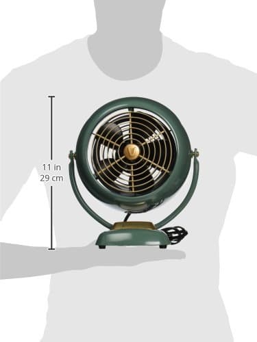 Vornado VFAN Jr. Vintage Air Circulator Fan, Green thumbnail 7