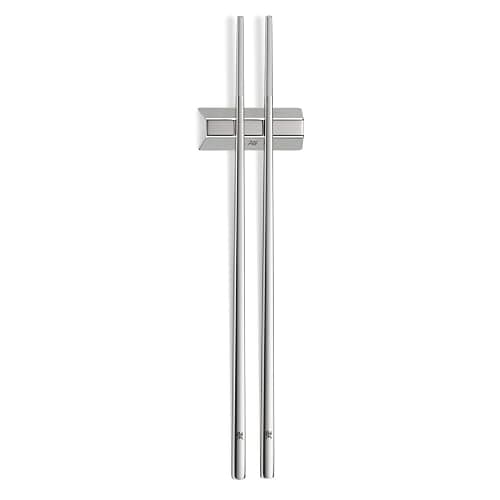 WMF Nuova Chopstick 6-teilig, Essstäbchen mit Besteckbänkchen für 2 Personen Cromargan Edelstahl rostfrei poliert spülmaschinengeeignet thumbnail 12