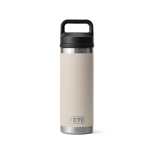 YETI Rambler 18 oz Bottle, Leakproof, Vacuum Insulated, Stainless Steel with Chug Cap, Cape Taupe thumbnail 3