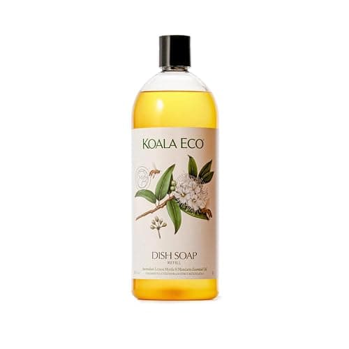 Koala Eco Dish Soap, Australian Lemon Myrtle & Mandarin Essential Oil, 34oz | Vegan friendly dishwashing liquid made with botanical ingredients — free of synthetic fragrance. thumbnail 2