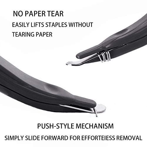 ZZTX 4 PCS Professional Magnetic Staple Remover Puller Staples Remover Staple Removal Tool for School Office Home 4 Colors thumbnail 4