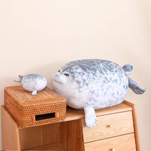 SQEQE Plushie Chubby Seal Plush Family Set, Mama & Baby Stuffed Animals Toys for Ages 3-8 - Ideal Christmas, Easter & Children's Day Gifts Ideas for Boys & Girls thumbnail 8