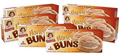 Little Debbie Honey Buns, 36 Individually Wrapped Breakfast Pastries (6 Boxes) - Image 1
