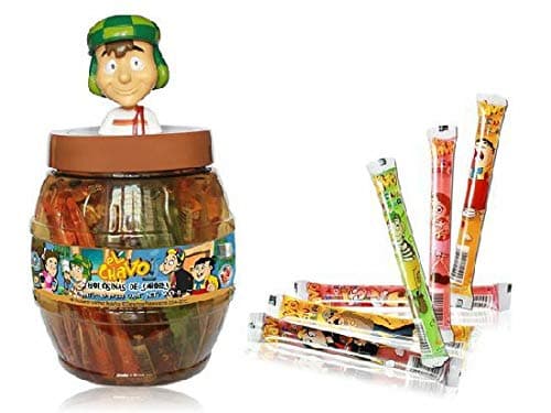 El Chavo Animated Series Jelly Stick Candy banks - Mini Barril El Chavo animado Alcancía - Image 1