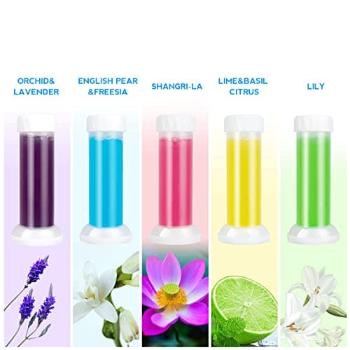 KILOSTEP Toilet Gel, 60 Count 5 Kinds Of Scent Toilet Cleaner Bowl Gel Stamp Kit Air Freshener thumbnail 2
